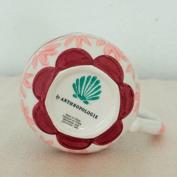 🪸Anthropologie🪸Vintage Agata Mug Handpainted Glazed Coffee Mug/Tea Cup 12 oz - Picture 8 of 8